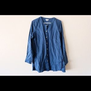 New J Jill 100% linen top size small
